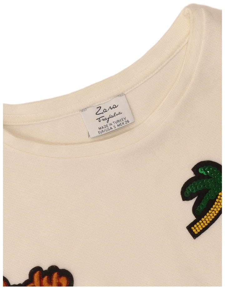 Zara ženska tunika Trafaluc UK 10 Small Off White