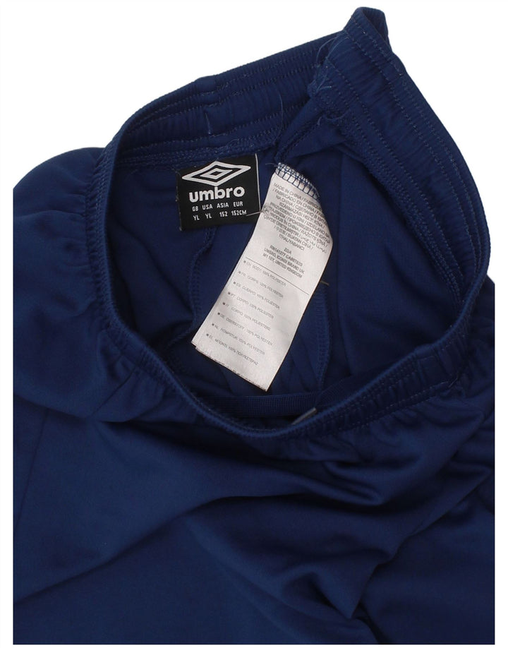 Umbro kratke sportske hlače za dječake 11-12 godina, veliki mornarsko plavi poliester