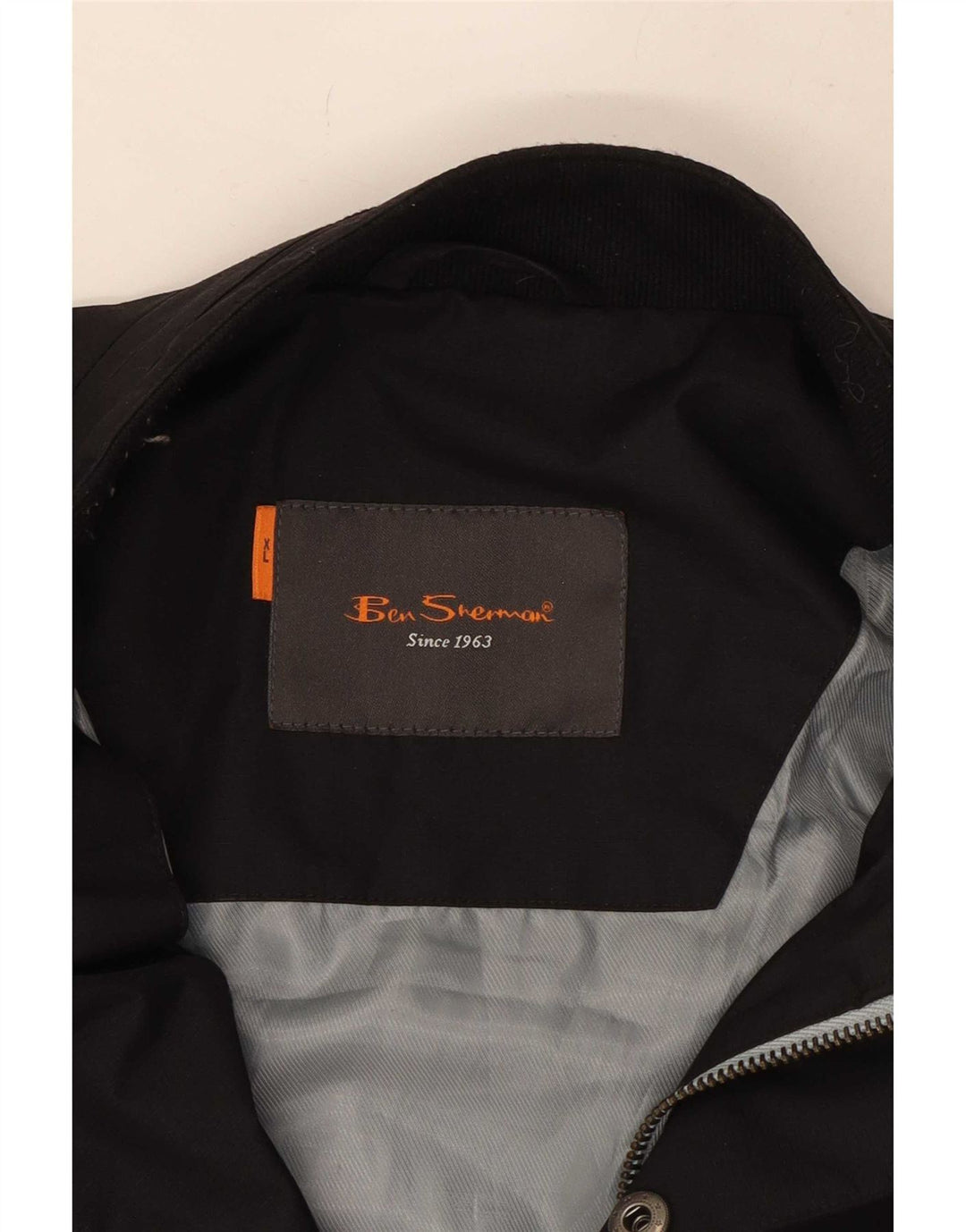 Ben Sherman muška bomber jakna UK 42 XL crna