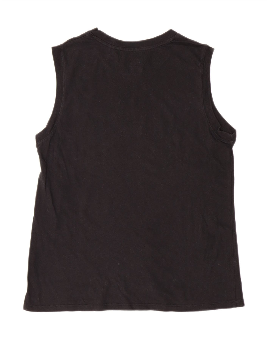 LEVI'S Womens Graphic Vest Top UK 14 Medium Black Vintage Levi's and Second-Hand Levi's from Messina Hembry 