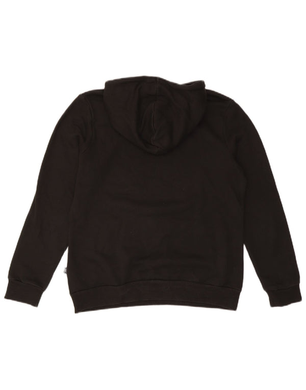 PUMA Ženska majica s kapuljačom s kapuljačom UK 14 Srednje crni pamuk