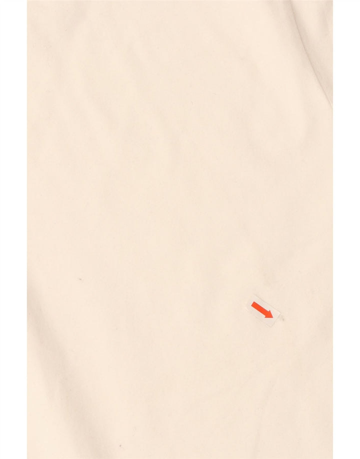 TOMMY HILFIGER Ženska majica kratkih rukava UK 14 Srednje bijeli pamuk