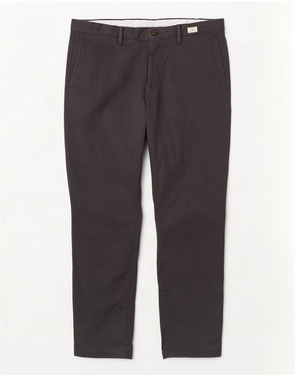 Tommy Hilfiger muške ravne chino hlače W38 L32 sivi pamuk