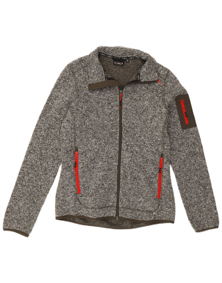 CMP ženska gornja jakna trenirke UK 14 srednje sivi flekasti poliester