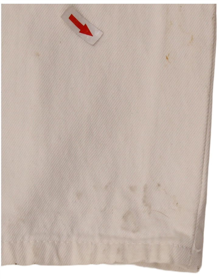 Zara ženski traper kombinezon UK 14 Veliki bijeli pamuk