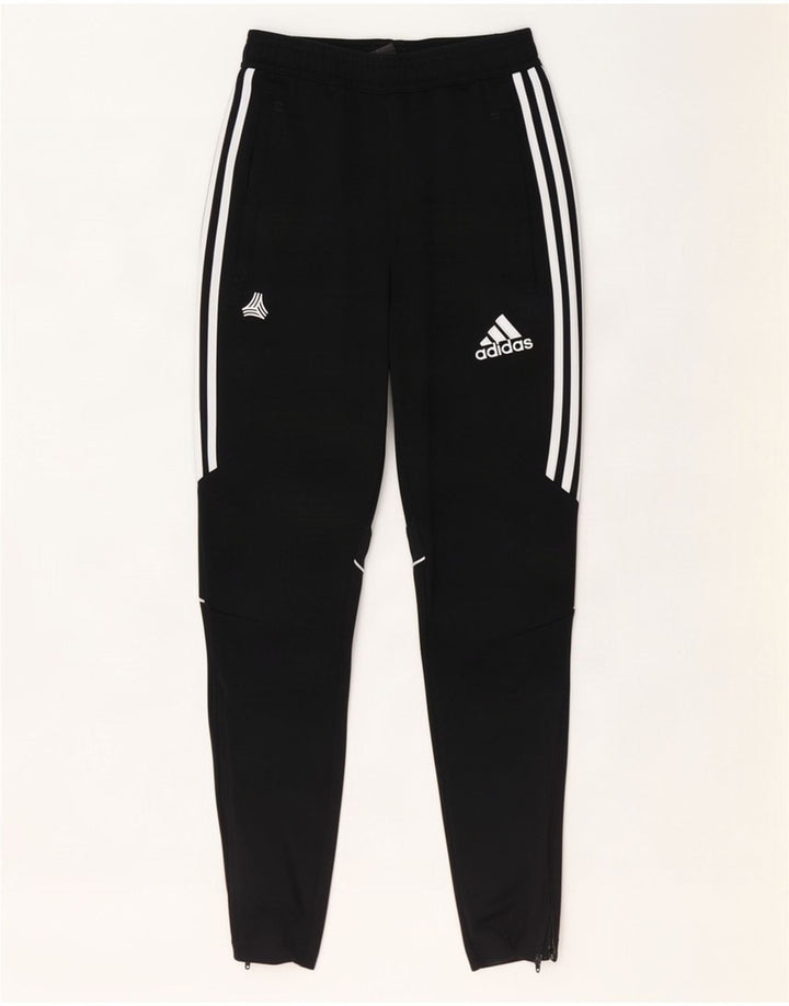 Adidas muške trenirke Climalite male crne poliesterske hlače