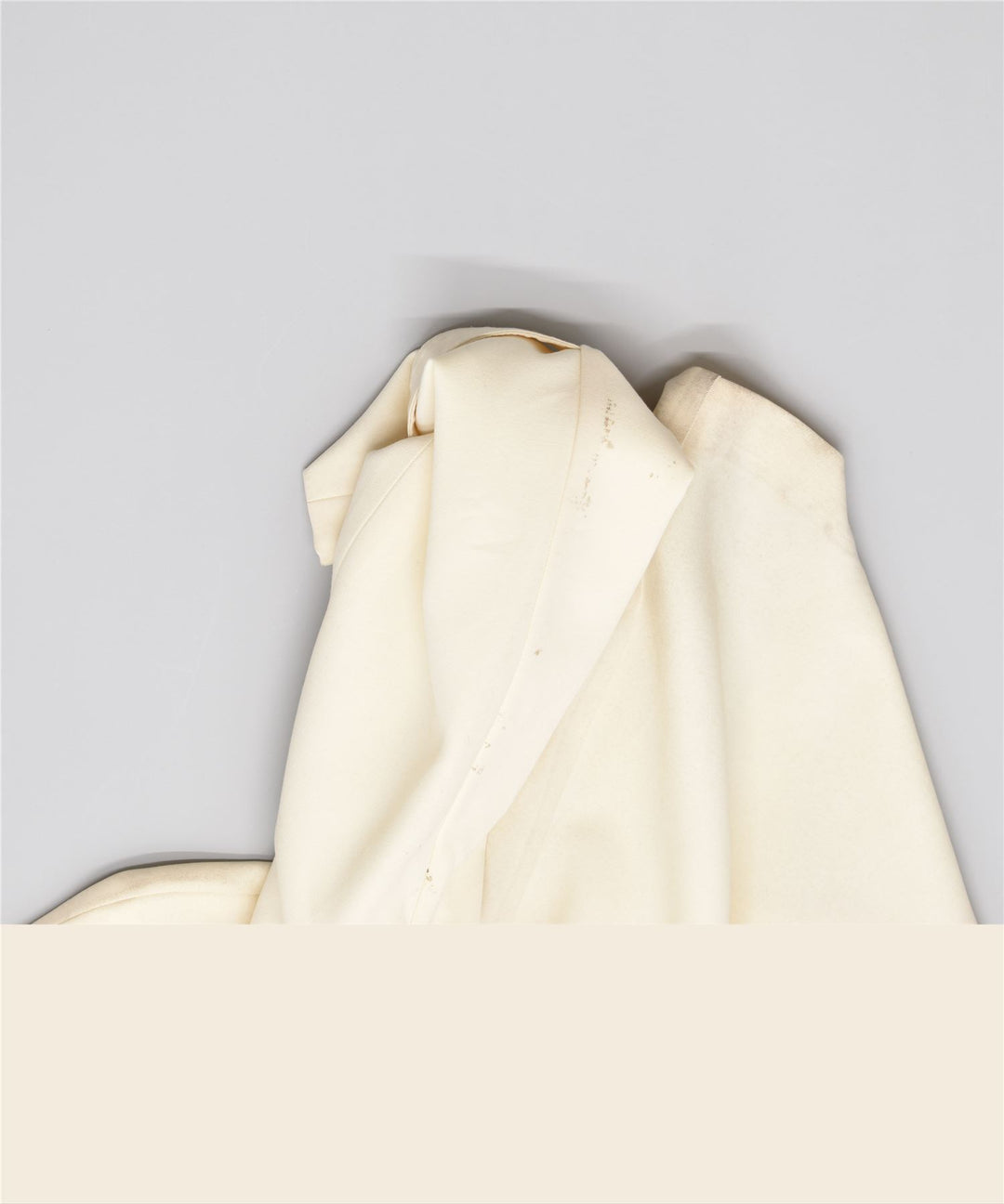 VINTAGE ženski kaput UK 4 XS Off White