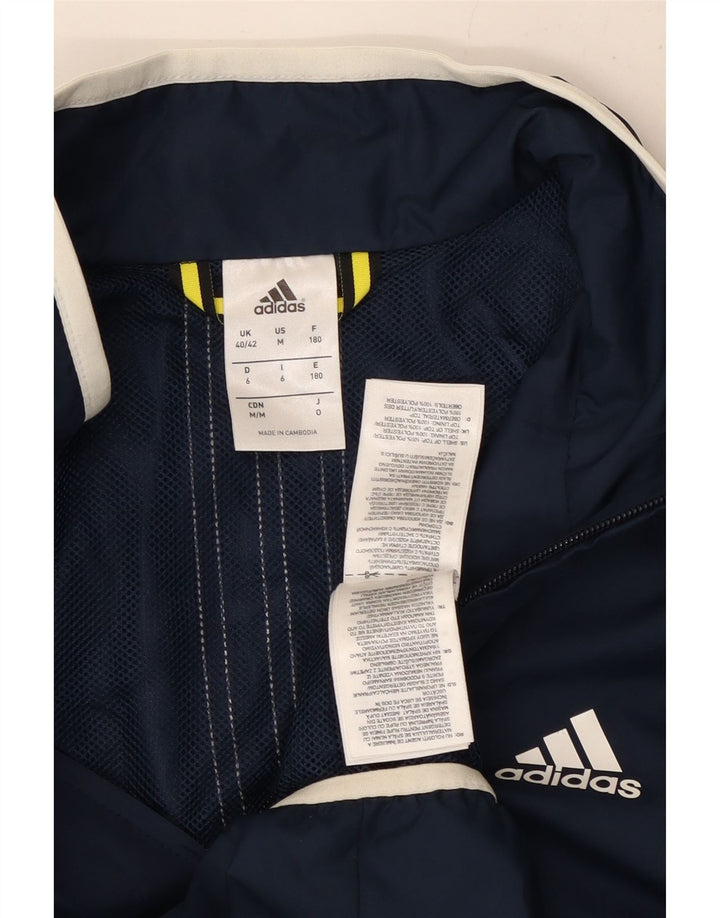 ADIDAS Muška kišna jakna UK 40/42 Srednji tamnoplavi poliester