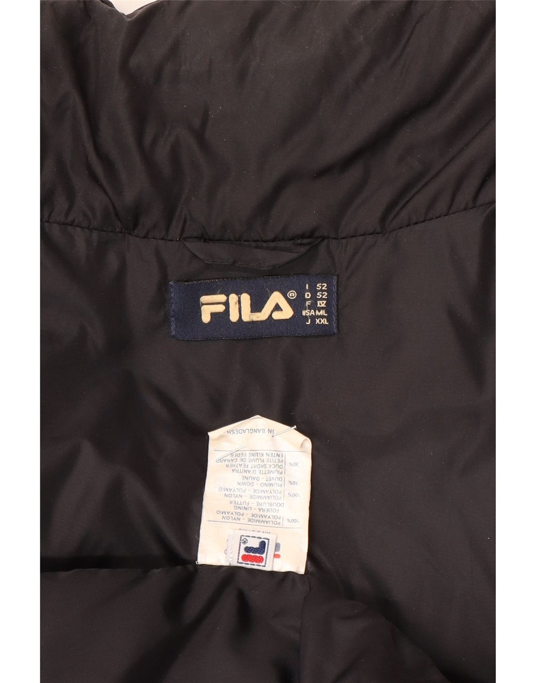 Fila muška podstavljena jakna IT 52 XL crna zimska poliamid