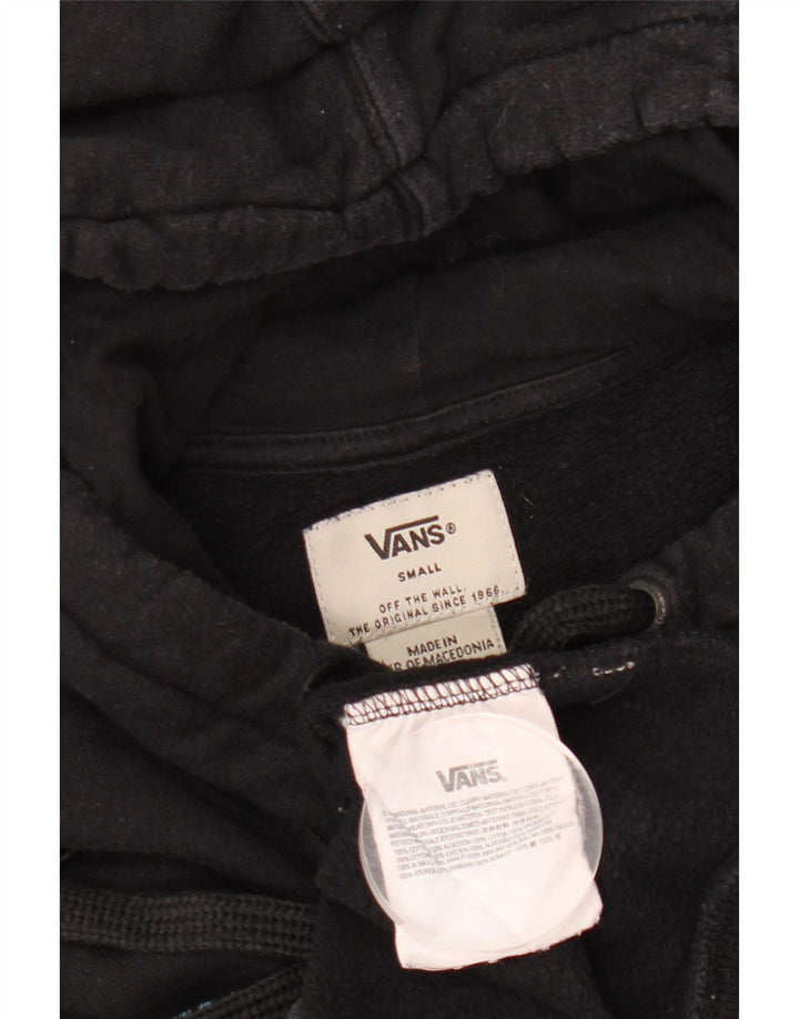 Vans muška majica s kapuljačom s kapuljačom, mali crni pamuk