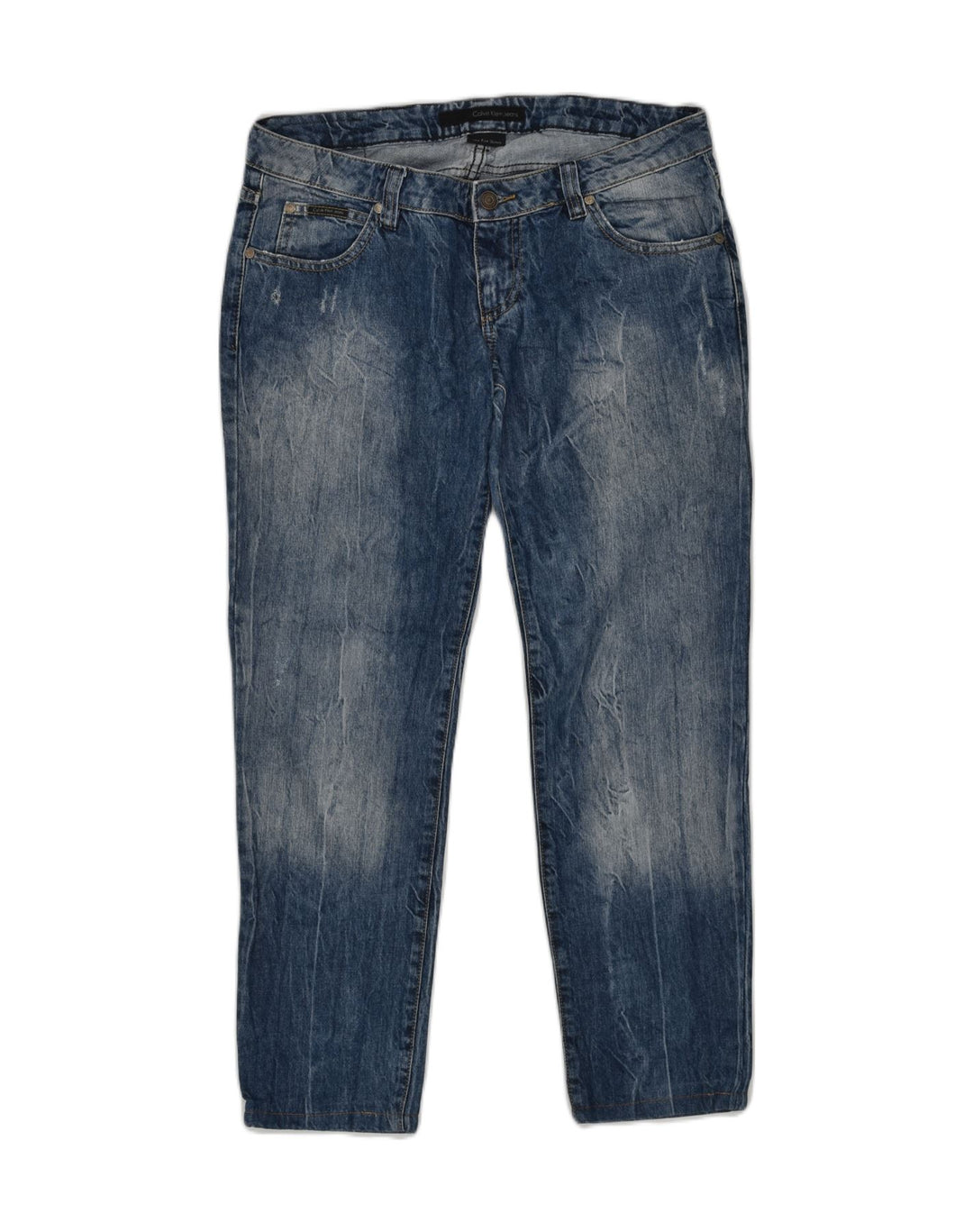 CALVIN KLEIN Womens Straight Jeans W31 L27 Blue Cotton | Vintage Calvin Klein | Thrift | Second-Hand Calvin Klein | Used Clothing | Messina Hembry 