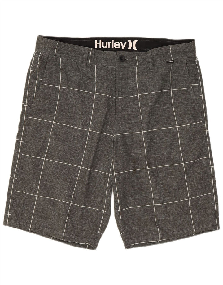 Hurley muške chino kratke hlače W34 Large Grey Geometric