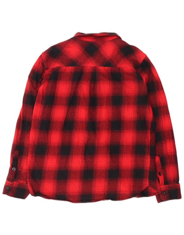 Mountain Warehouse muška flanelska košulja XL crveni karirani pamuk