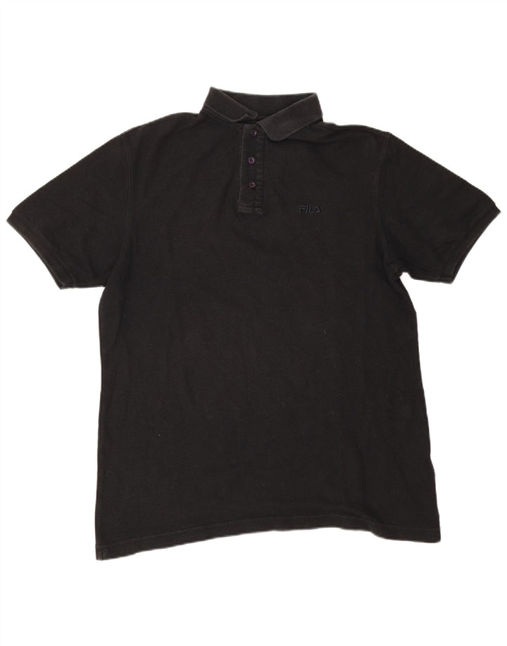 Fila muška polo majica velika crna pamučna
