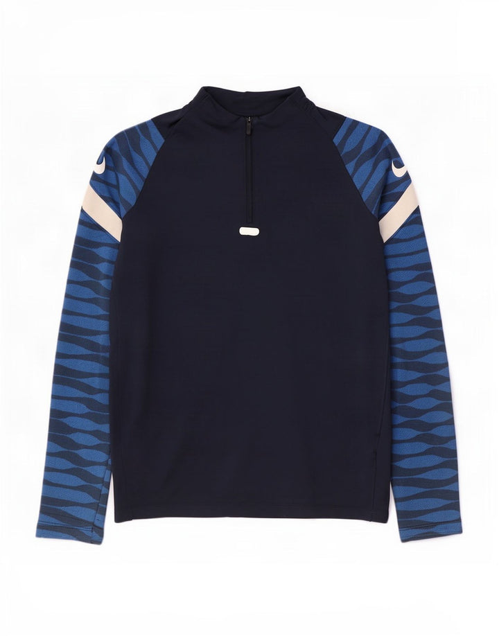 Nike Boys Dri Fit Pullover Top Trenirka 13-14 Years XL tamnoplava