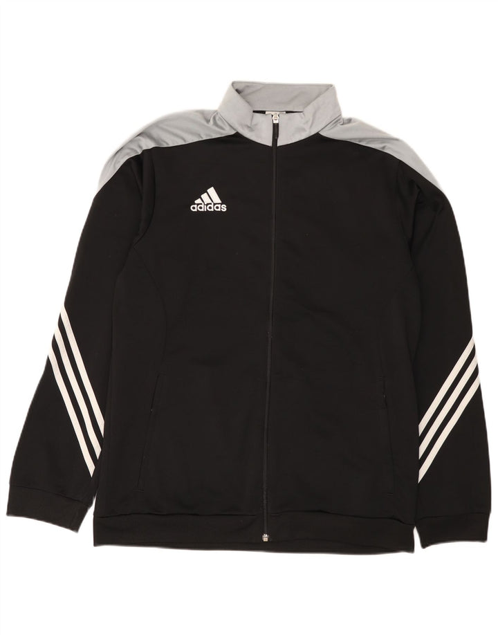 Adidas muška puna trenirka od poliestera velike crne boje