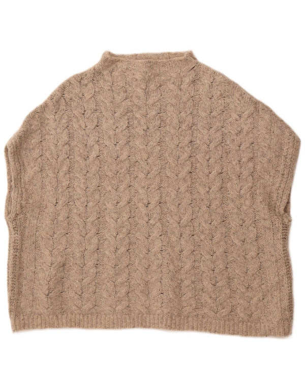 WHITE STUFF Ženska majica bez rukava s velikim ovratnikom UK 16 Velika siva