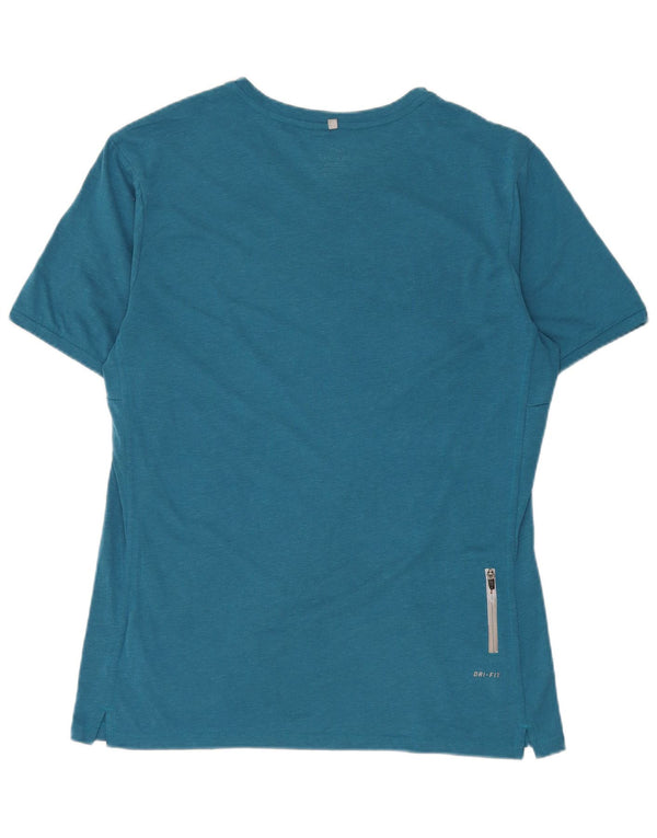 Nike Dri Fit majica kratkih rukava, veliki plavi poliester