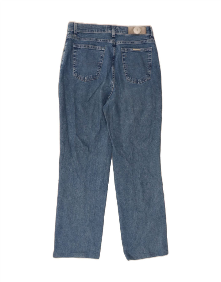 TRUSSARDI Womens Straight Jeans W28 L26 Blue Cotton Vintage Trussardi and Second-Hand Trussardi from Messina Hembry 
