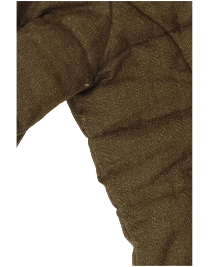 Superdry ženska podstavljena jakna s kapuljačom UK 14 srednje kaki zimska