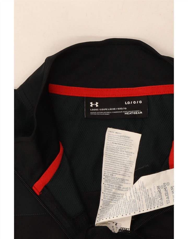 UNDER ARMOUR Muška trenirka Heat Gear Gornja jakna velike crne boje
