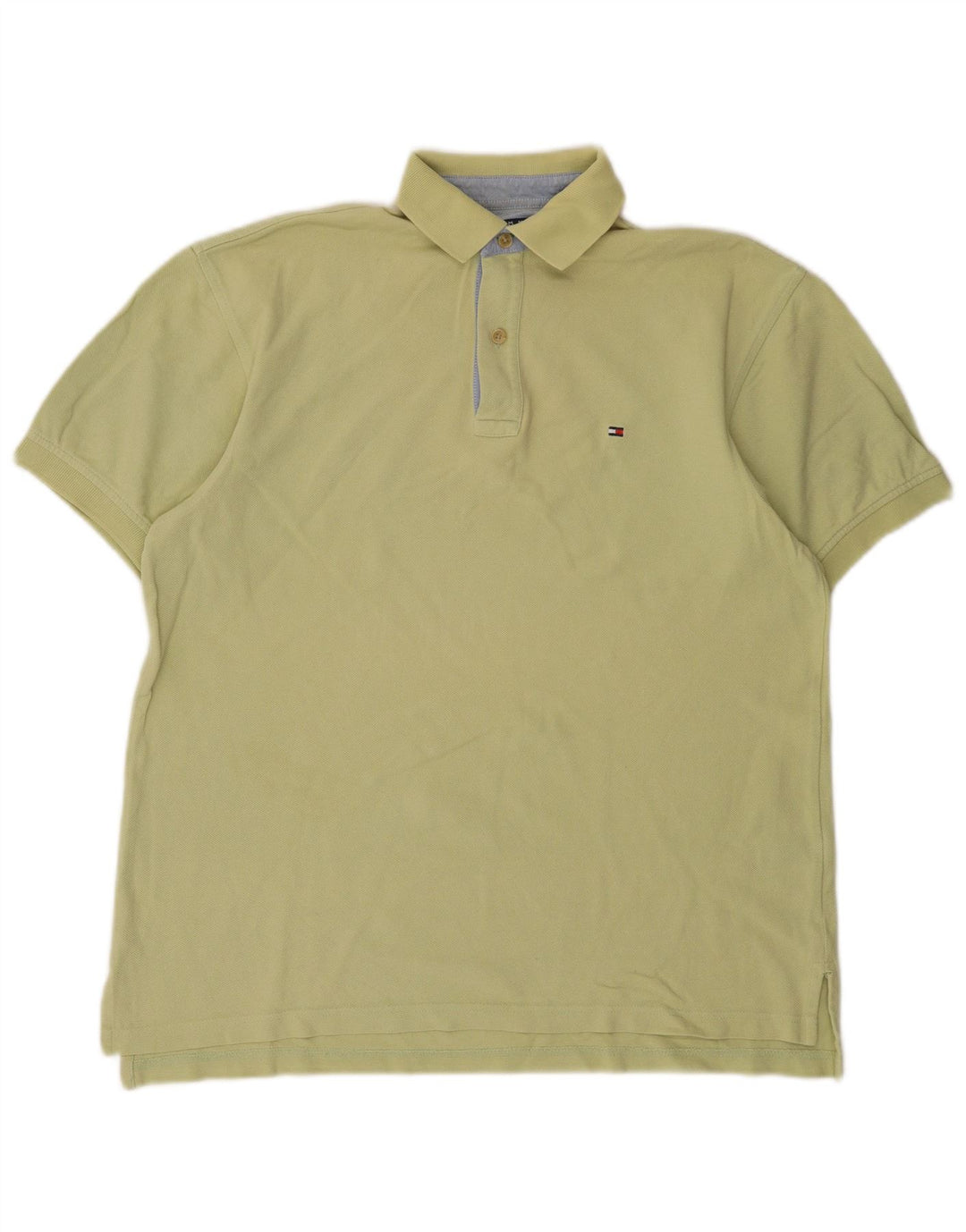 Tommy Hilfiger muška polo majica male boje kaki pamuka