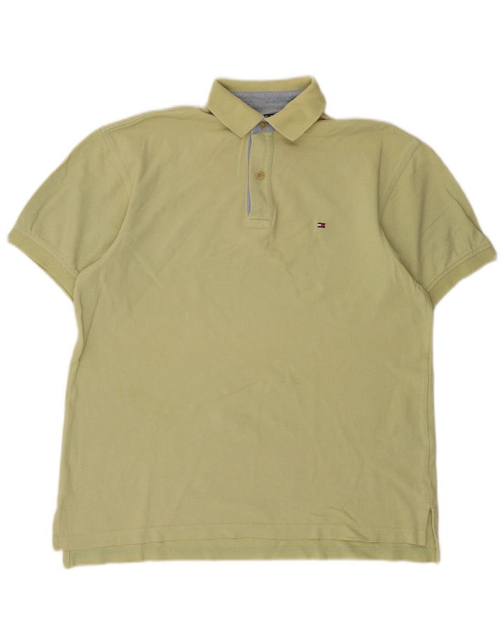 Tommy Hilfiger muška polo majica male boje kaki pamuka