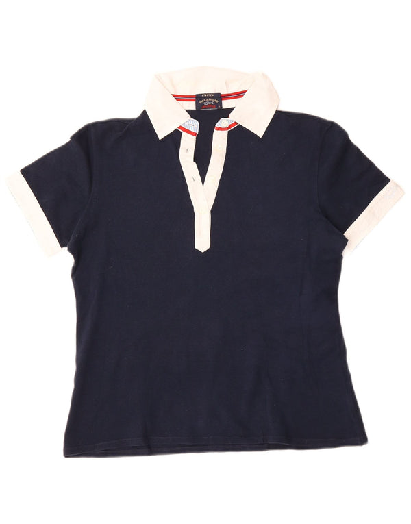 Paul & Shark ženska polo majica za jahte i ragbi UK 18 XL tamnoplavi pamuk