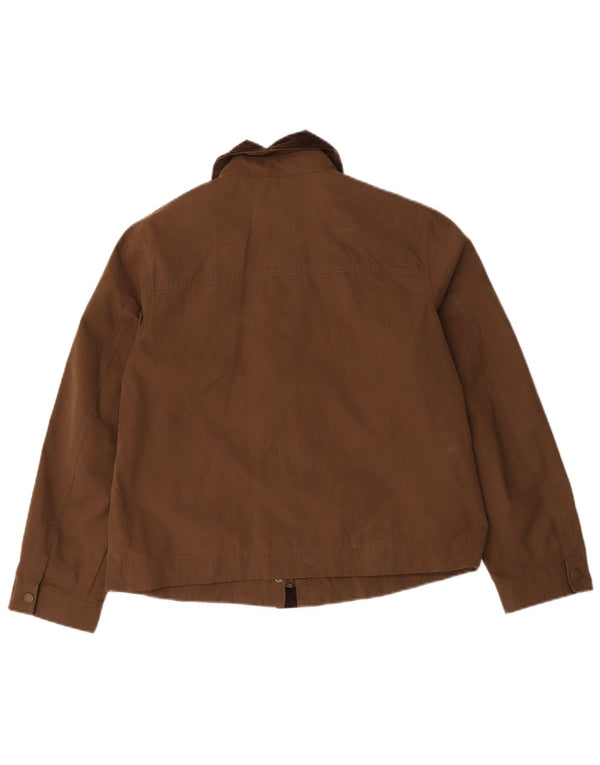 Joules ženska velika pomoćna jakna UK 10 Small Brown Colourblock