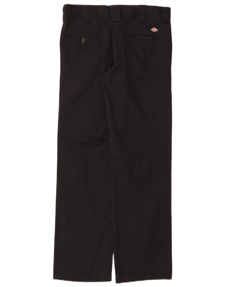 Dickies muške uske ravne chino hlače W30 L32 crni poliester