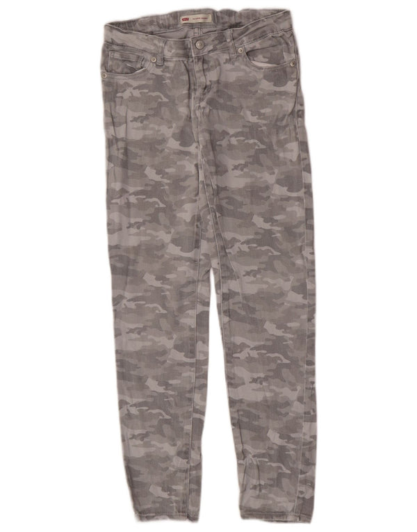 Levi's Boys 710 super uske traperice 11-12 godina W26 L27 sive kamuflažne