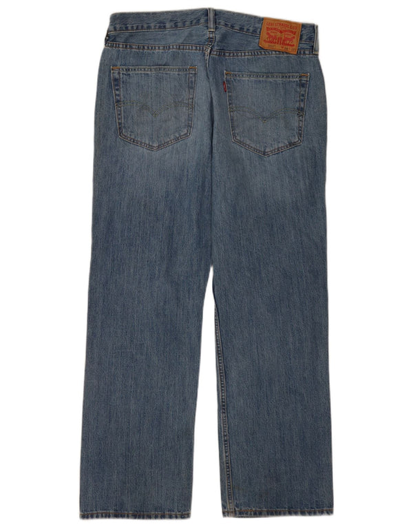 Levi's muške 559 ravne traperice opuštenog kroja W34 L30 plavi pamuk