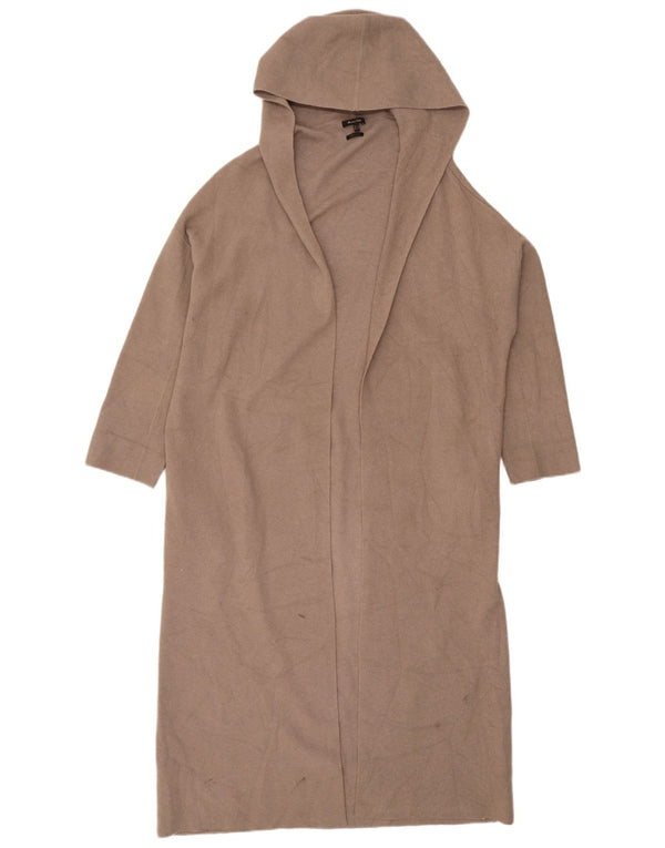 Massimo Dutti ženski dugi pulover s kapuljačom UK 10 Small Beige