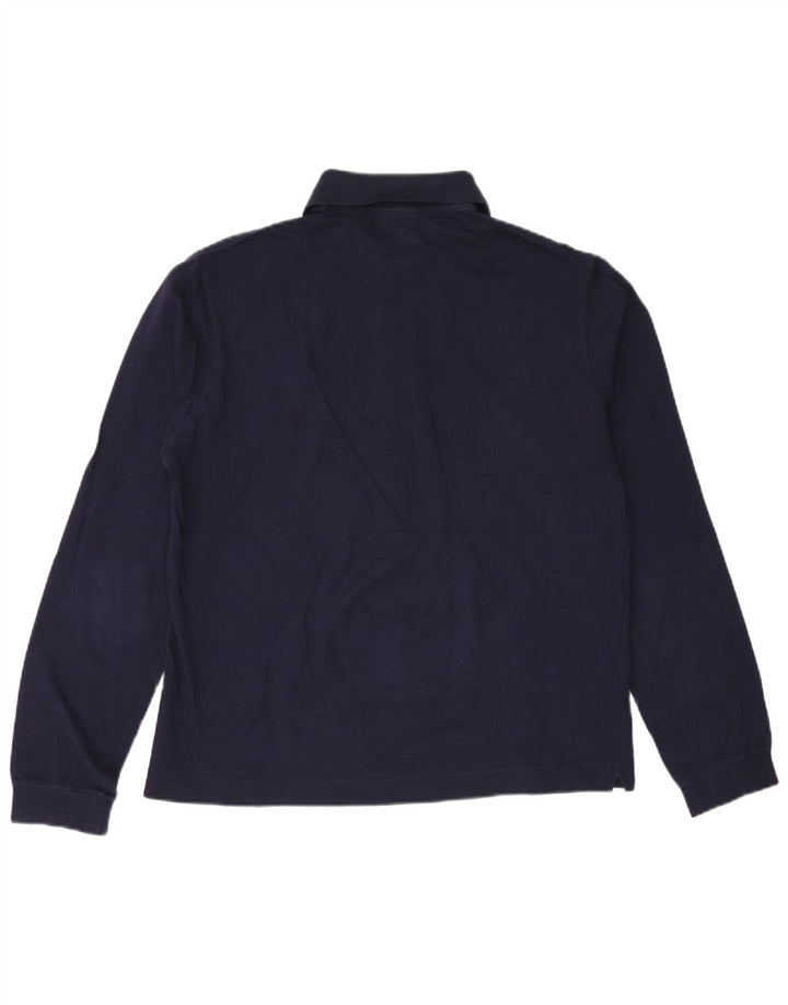 LACOSTE muška polo majica dugih rukava, veličina 4, srednje tamnoplavi pamuk