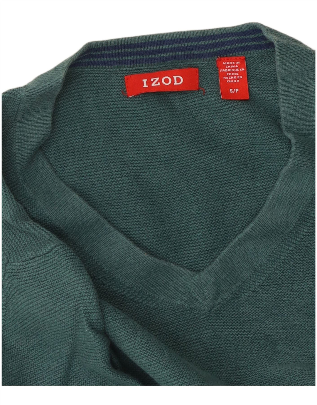 IZOD Ženski veliki džemper s V-izrezom UK 10 Mali zeleni