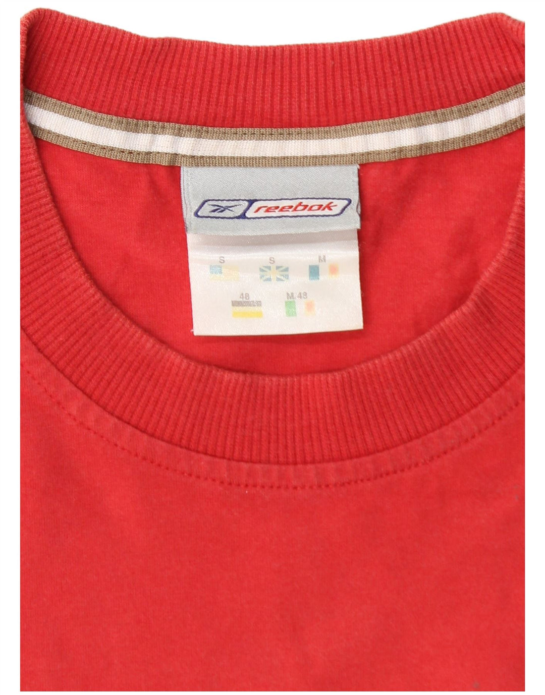 REEBOK Muška majica s grafičkim motivima, mala crvena