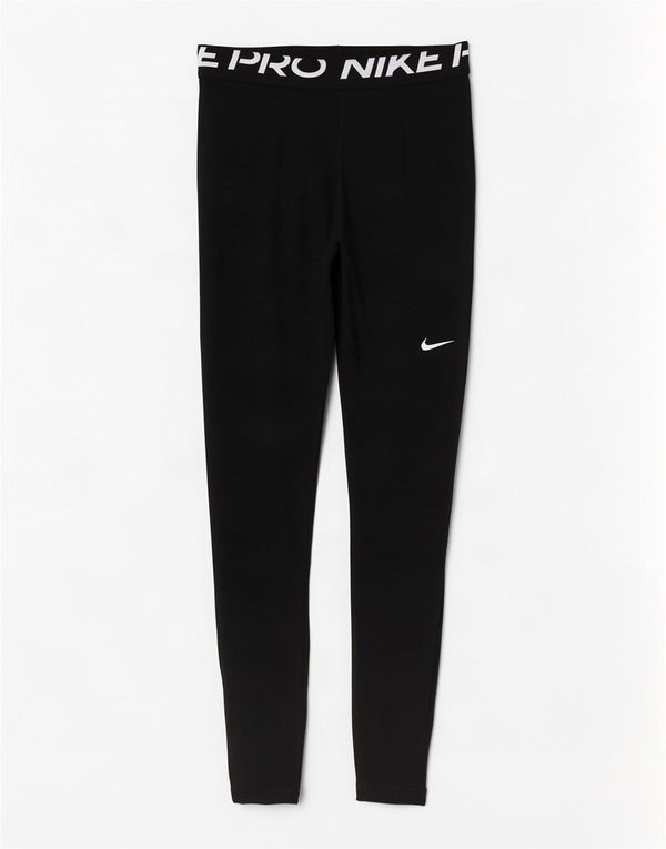 Nike Ženske Dri Fit Graphic Leggings UK 8 Male crne poliesterske