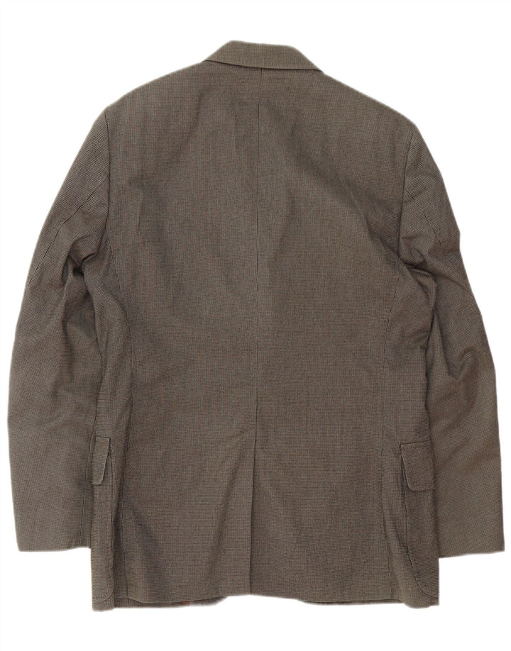 Massimo Dutti muška jakna s 3 gumba EU 48, srednje smeđi pamuk