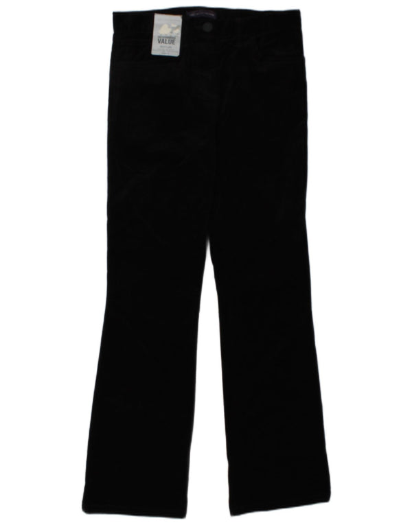Marks & Spencer ženske hlače od samta UK 8 male W27 L31 crne
