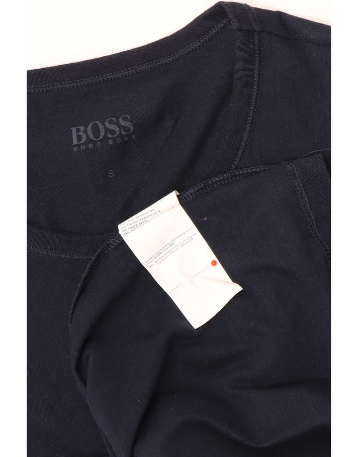 Hugo Boss Muška majica kratkih rukava Mala tamnoplava pamuk