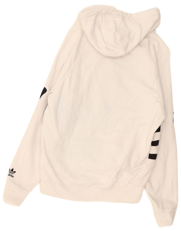 Adidas muška majica s kapuljačom Mali bijeli pamuk