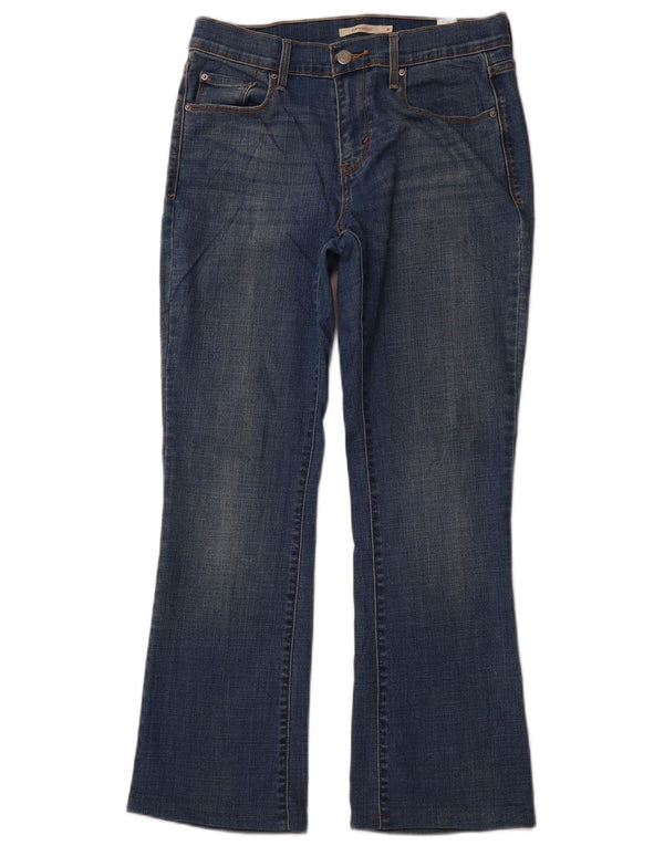 LEVI'S ženske 515 Bootcut traperice US 6 srednje W32 L28 plavi pamuk