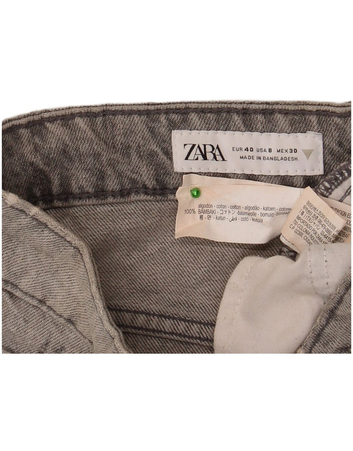 Zara ženske vruće hlačice od trapera EU 40, srednji W30, sivi pamuk