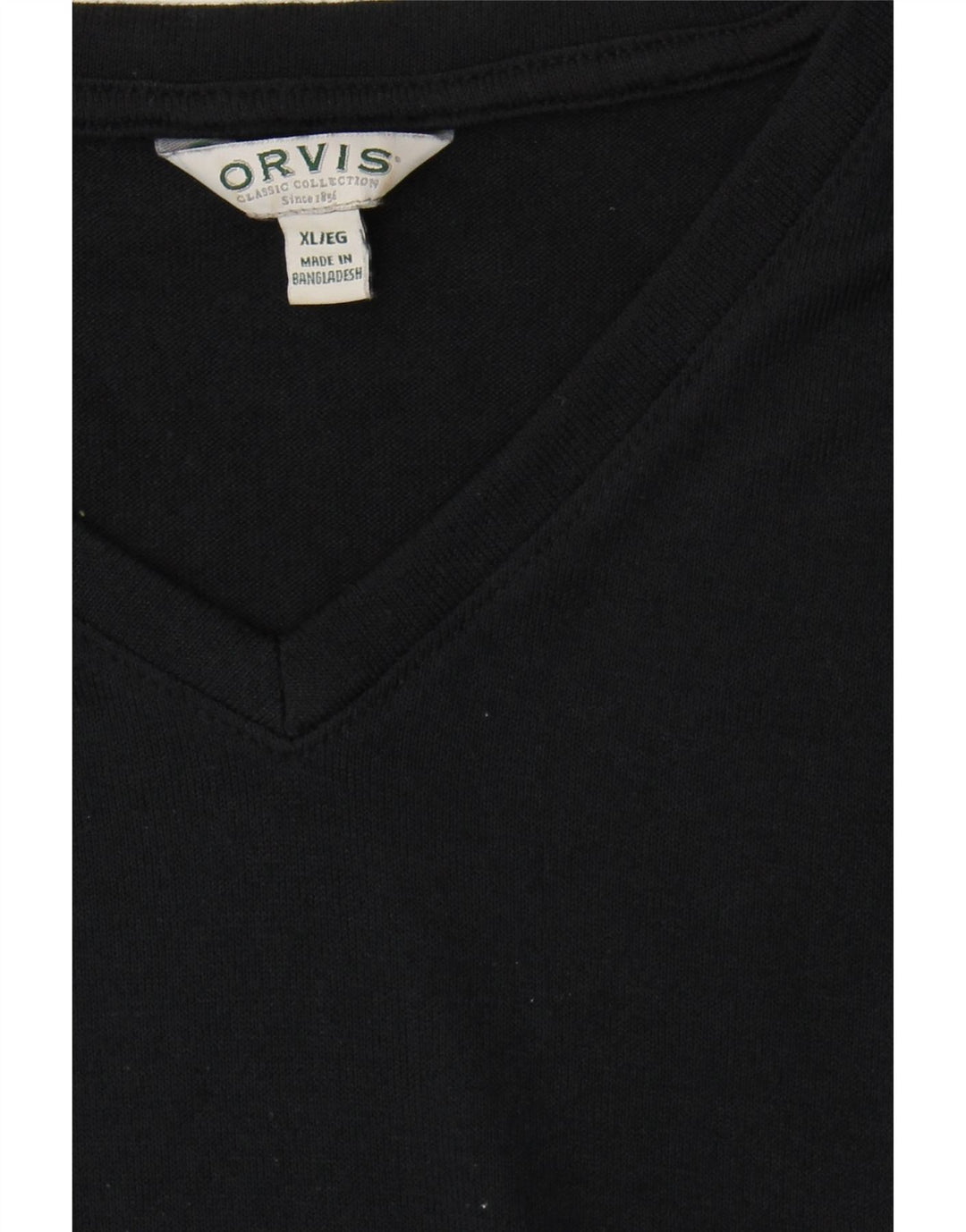 ORVIS Womens Oversized Blouse Top UK 18 XL Navy Blue Polyester Vintage Orvis and Second-Hand Orvis from Messina Hembry 