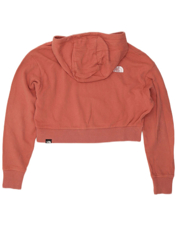 The North Face ženska kratka velika majica s kapuljačom UK 10 Mala ružičasta pamuk