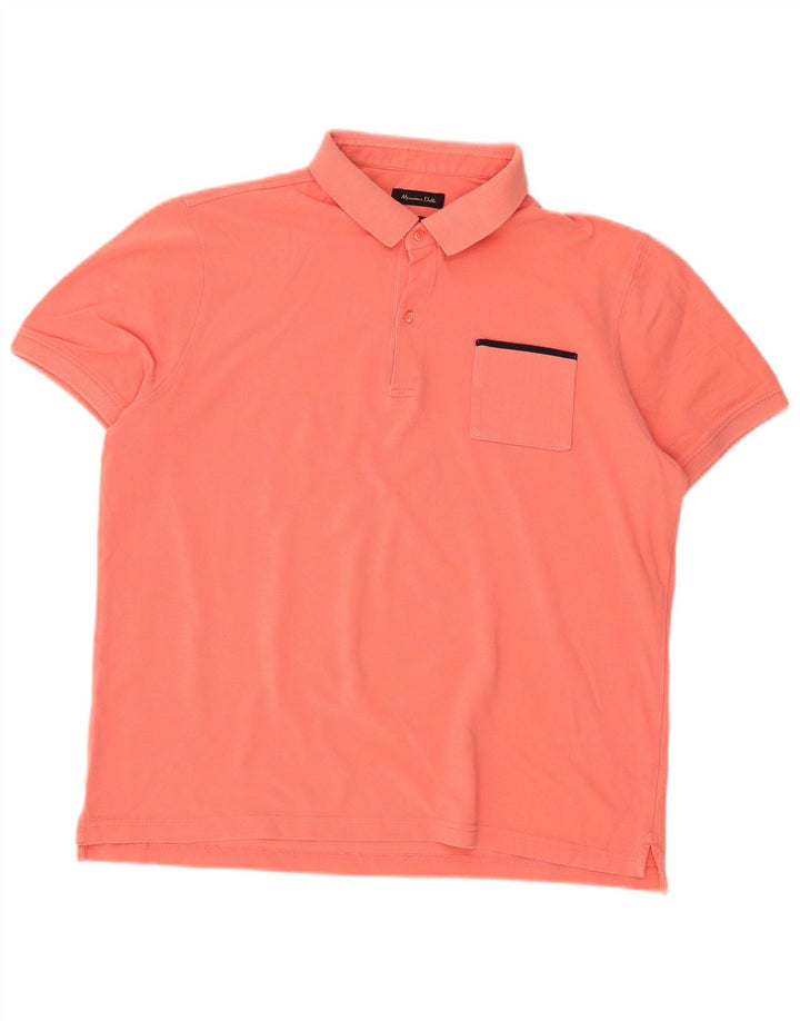MASSIMO DUTTI Muška uska polo majica XL narančasta