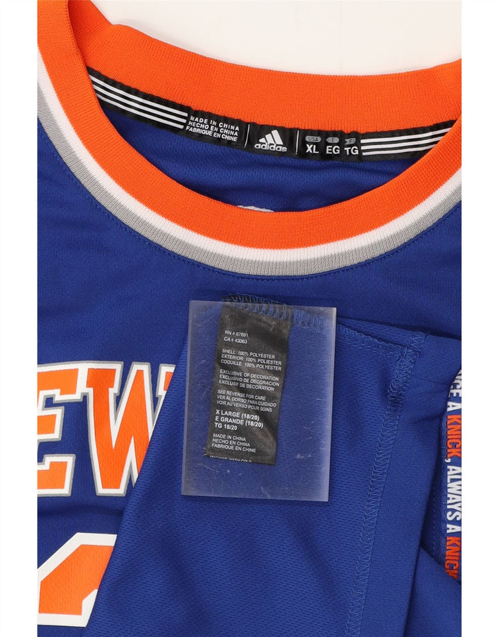 ADIDAS muški New York Knicks grafički prsluk XL plavi poliester