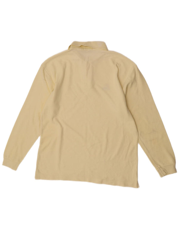 Fila muška polo majica dugih rukava IT 50 srednje žuti pamuk