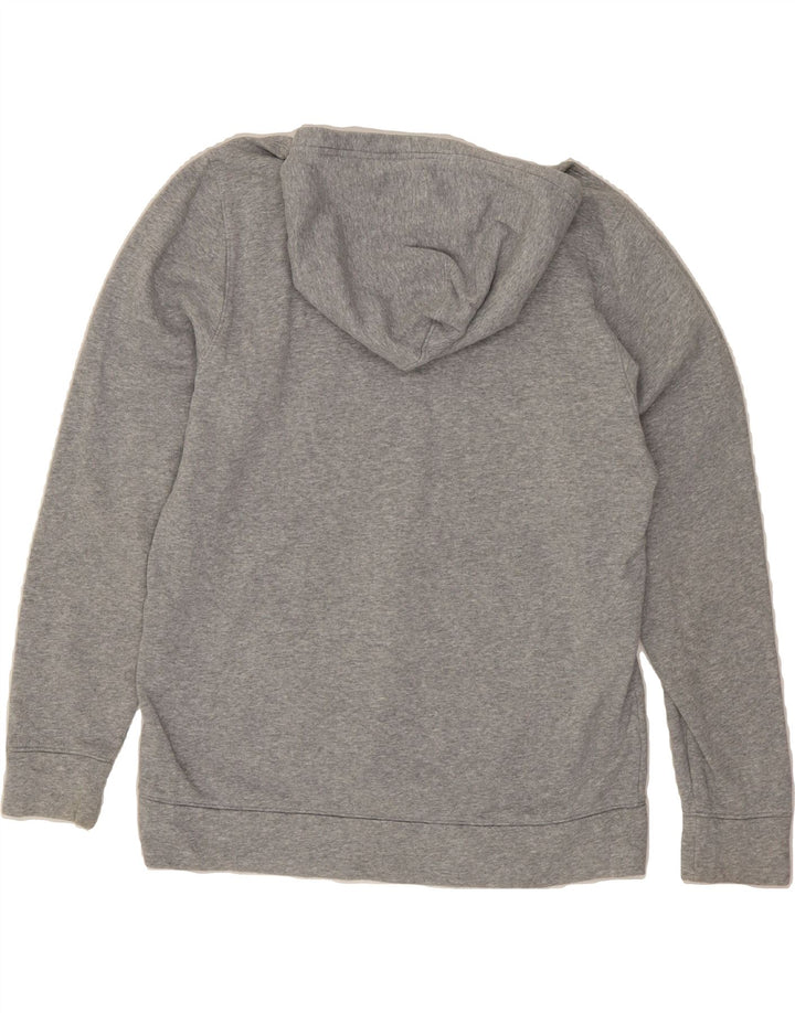 UNDER ARMOUR Womens Oversized Hoodie Jumper UK 14 Medium Grey Vintage Under Armour and Second-Hand Under Armour from Messina Hembry 