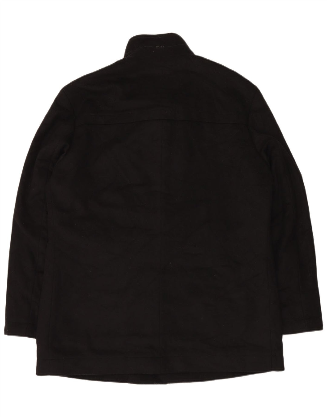 Muški kaput Hugo Boss EU 56 3XL crna vuna